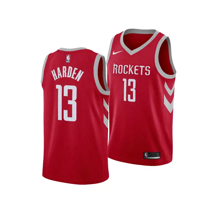 MAILLOT SWINGMAN ICON NBA ROCKETS James Harden ROUGE
