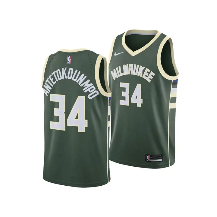 MAILLOT SWINGMAN ICON BUCKS NBA Giannis Antetokounmpo VERTFONCÉ