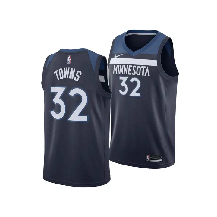 MAILLOT SWINGMAN ICON TWOLVES NBA Karl-Anthony Towns NAVY