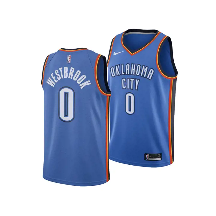 Maillot Swingman NBA ICON Thunder Russell Westbrook bleu