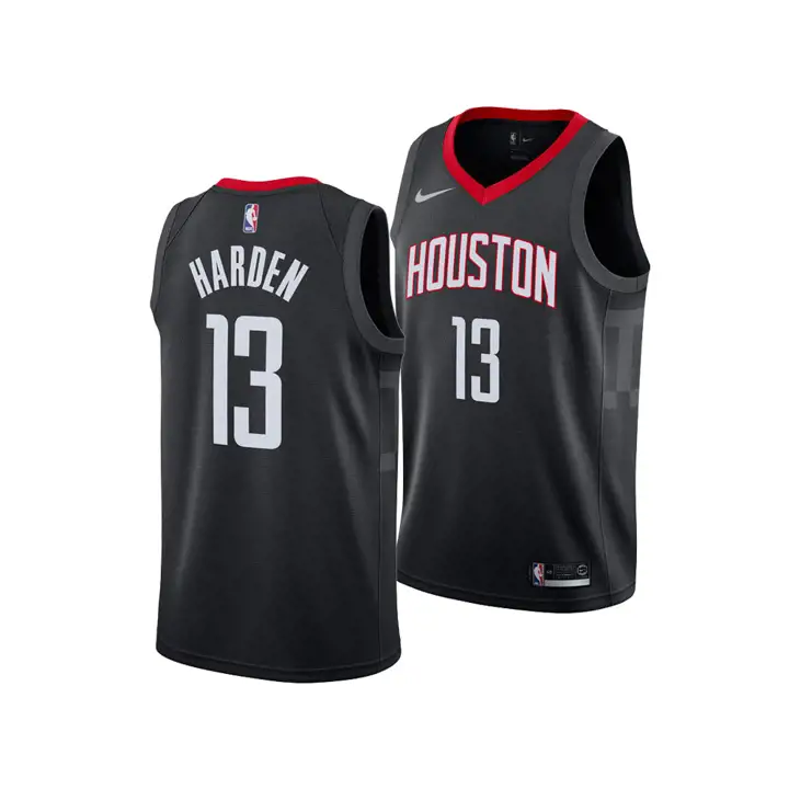 MAILLOT NBA SWINGMAN HOUSTON ROCKETS James Harden noir/rouge