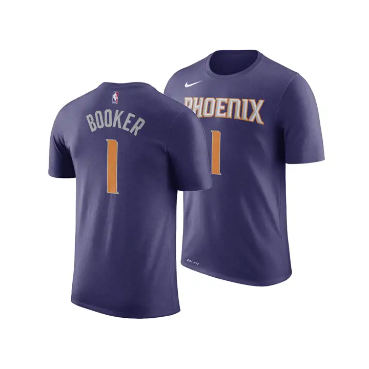 T-SHIRT JOUEUR ICONIQUE NBA Phoenix Suns Devin Booker VIOLET