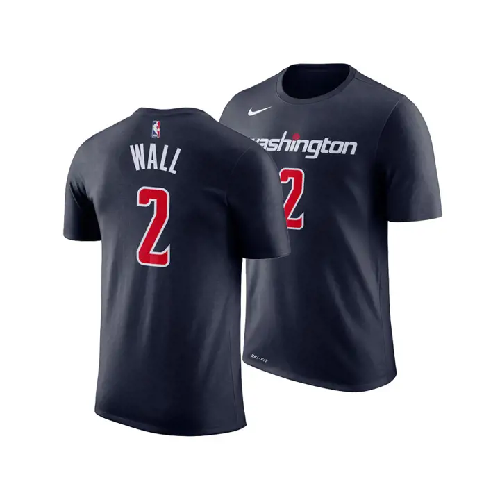 TEE-SHIRT DE JOUEUR NBA WIZARDS John Wall BLEU MARINE