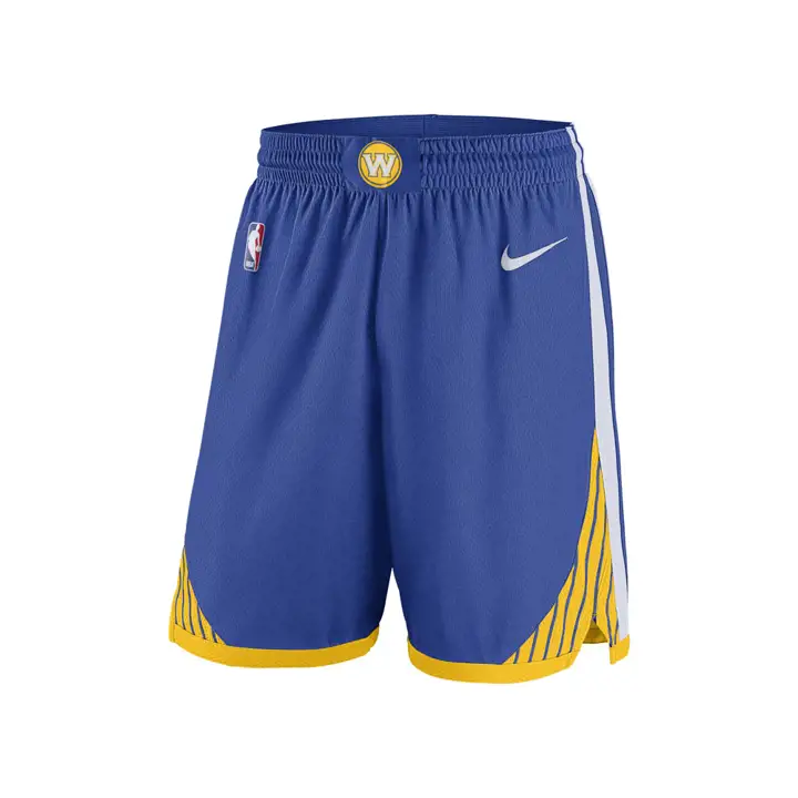 Short Swingman NBA Golden State Warriors   BLEU/BLANC/JAU