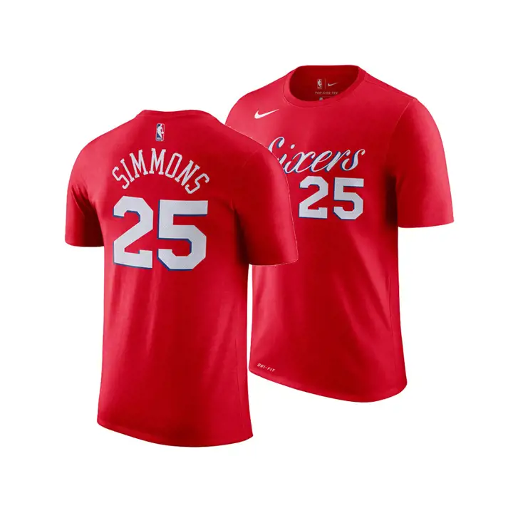 T-SHIRT NBA PHILADELPHIA 76ERS STATEMENT PLAYER Ben Simmons