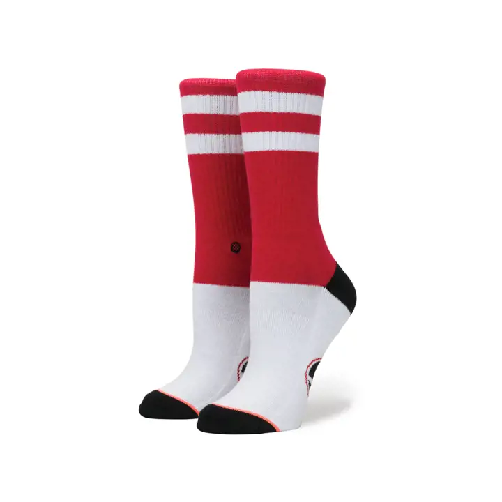 Chaussettes d'équipage pour femmes NCAA Georgia Bulldogs ROUGE/blanc/noir
