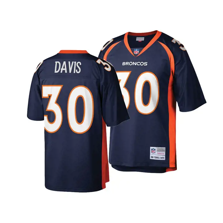 BRONCOS NFL M&N Maillot Rétro Réplique Terrell Davis DAVIS