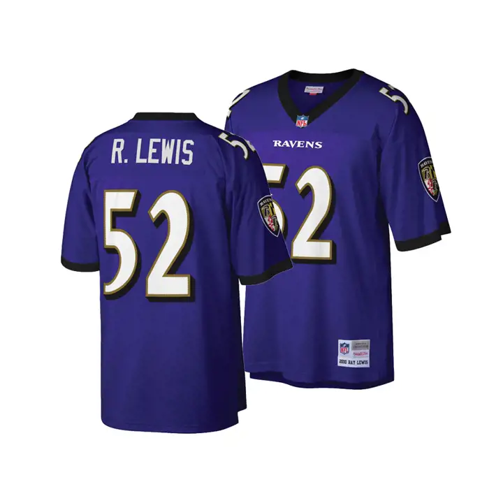 Ravens NFL Maillot Rétro Réplique M&N Ray Lewis R. Lewis p