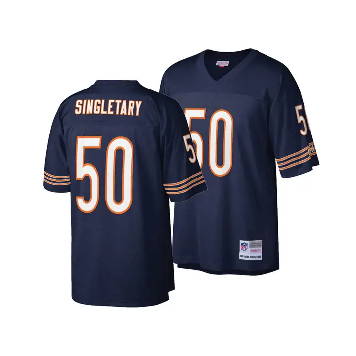 BEARS NFL M&N Maillot Rétro Réplique Mike Singletary Singl