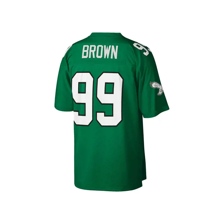EAGLES NFL M&N Maillot Rétro Réplique Jerome Brown Marron