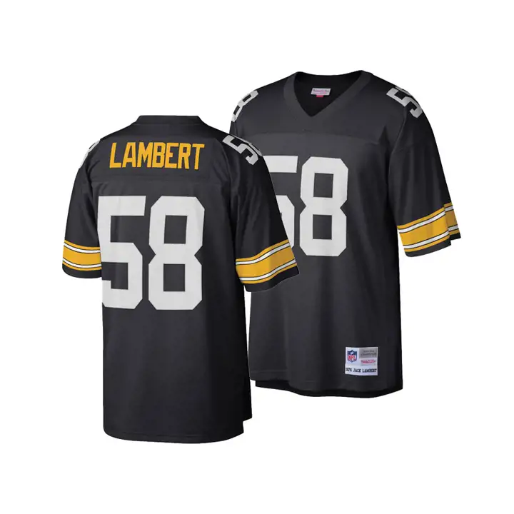 Maillot rétro M&N Replica NFL Steelers Jack Lambert LAMBE