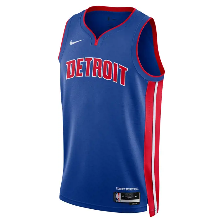 Maillot Swingman Detroit Pistons NBA CYO ICON bleu