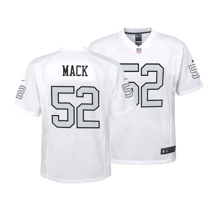 MAILLOT DE JEUNE RAIDERS DE LAS VEGAS NFL Color Rush 16 Khalil Mack