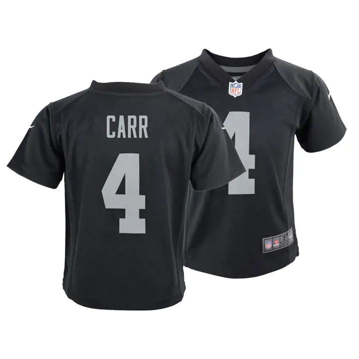 LAS VEGAS RAIDERS NFL Maillot enfant Derek Carr noir