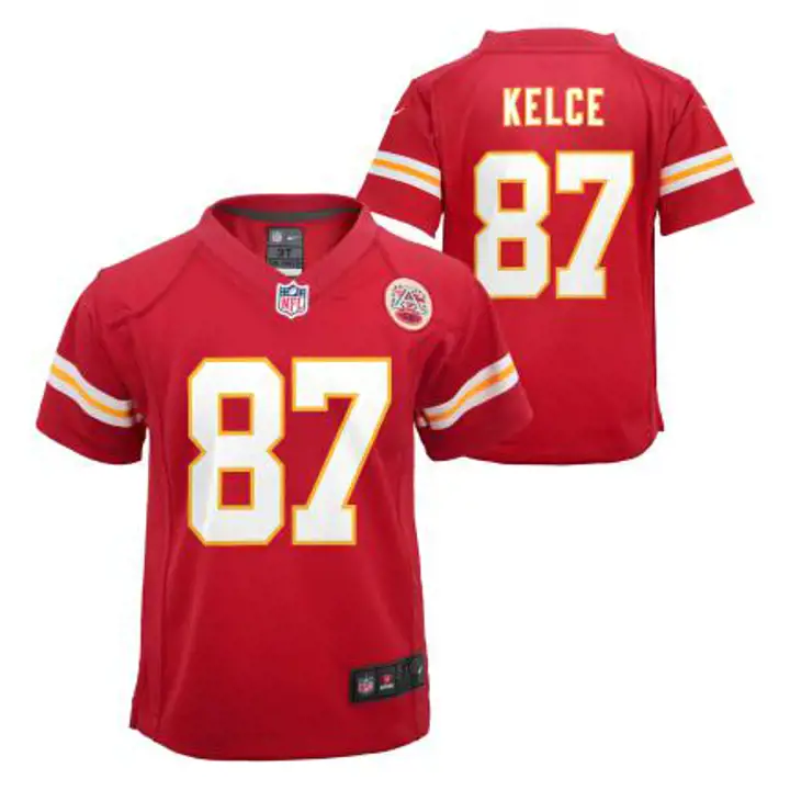 CHIEFS NFL Maillot de match Enfant Travis Kelce rouge