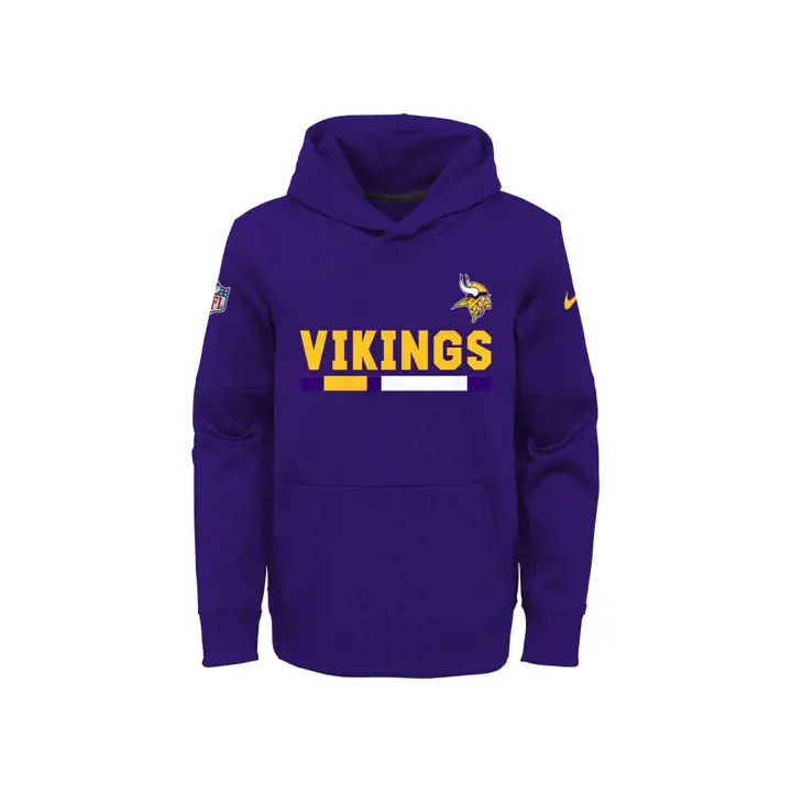Sweat à capuche Minnesota Vikings NFL Youth PO Therma Hoodie 17 ANS VIOLET
