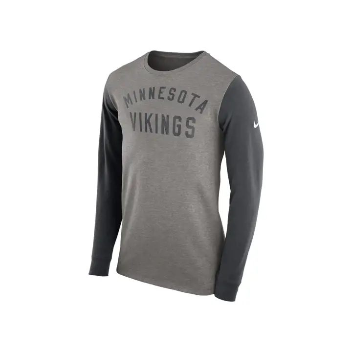 T-shirt manches longues épais NFL Minnesota Vikings  CHARCOAL