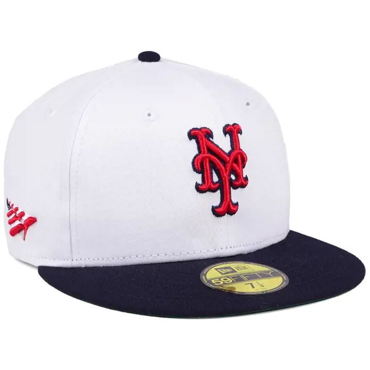NEW YORK METS MLB X NEW ERA AMERICANA 59FIFTY BLA/MAR