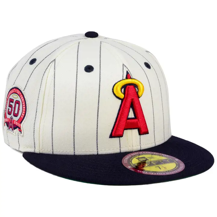 CASQUETTE ANAHEIM ANGELS 59FIFTY THE COOP ULTIMATE PATCH COLLECTION wh