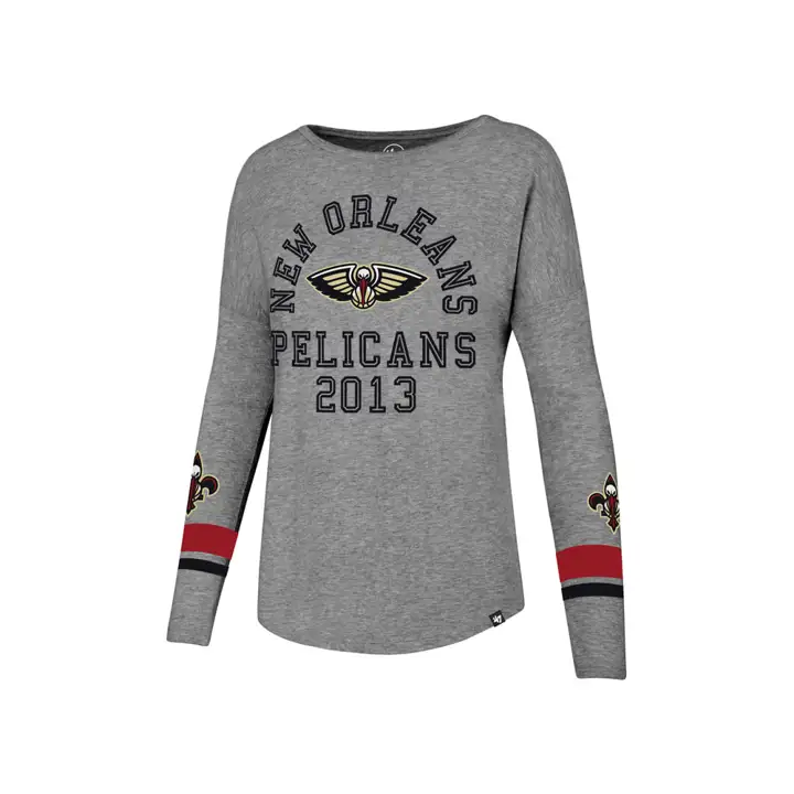 T-shirt à manches longues New Orleans Pelicans NBA Encore pour femme