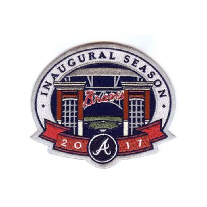 BRAVES MLB Écusson de manche Saison inaugurale rouge/bleu