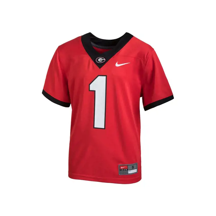 Maillot de match en replica Georgia NCAA pour enfant 17 ROUGE