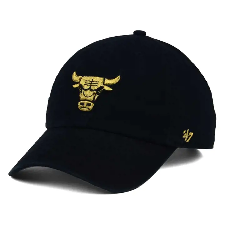 BULLS NBA '47 Met Gold Clean Up BLK/MT GLD