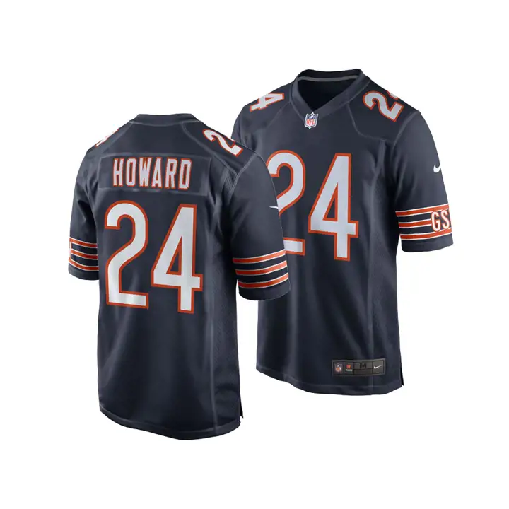 Maillot de match NFL BEARS Jordan Howard marine