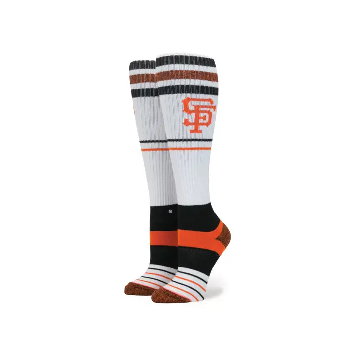 San Francisco Giants MLB Chaussettes hautes montantes femme noires