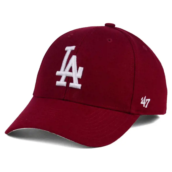 "DODGERS MLB Cardinal MVP BLANC \"LA\" rouge foncé"