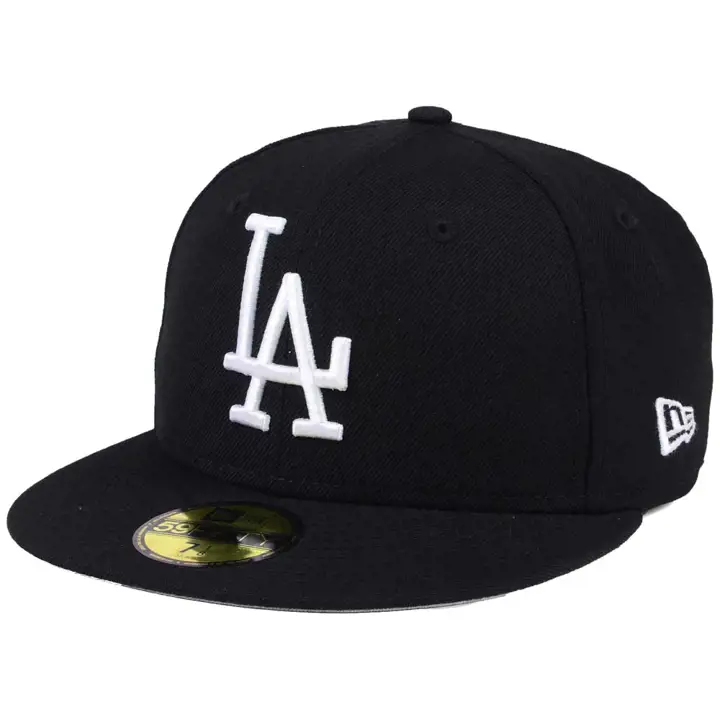 "LOS ANGELES DODGERS MLB NOIR COOPERSTOWN 59FIFTY \"LA\" NOIR"