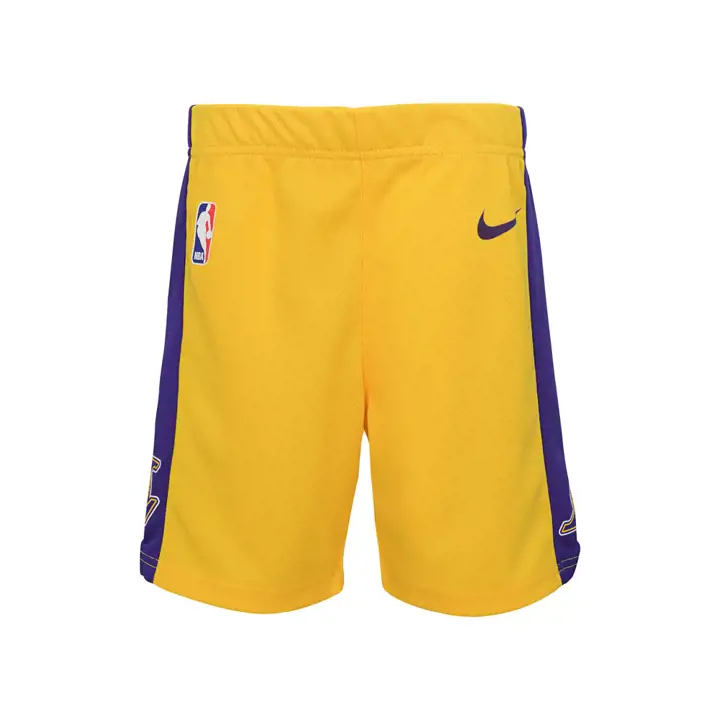 Short replica icône NBA Los Angeles Lakers enfant en bas âge   jaune