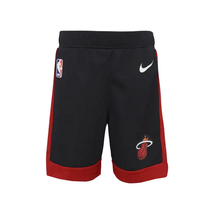 Short iconique réplique Miami Heat NBA Enfant Noir