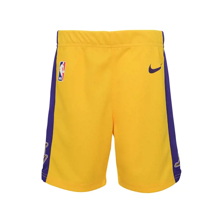 Short réplique Icon des Lakers de Los Angeles pour enfant NBA jaune