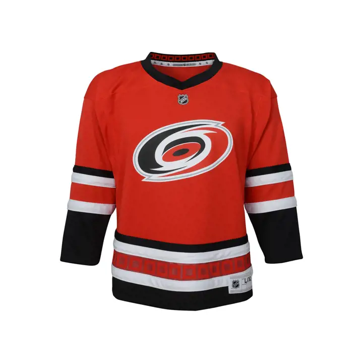 Maillot Réplique Jeune Vierge LNH Hurricanes de la Caroline ROUGE/noir/