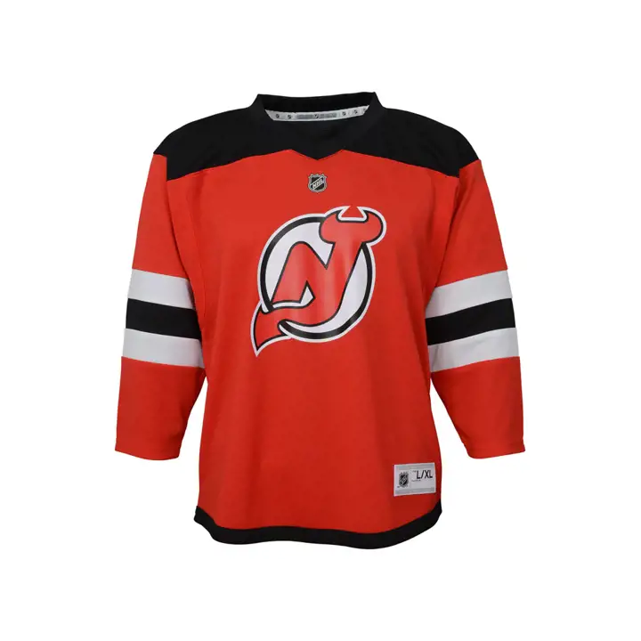 Maillot de hockey replica jeune blanc New Jersey Devils LNH ROUGE/noir