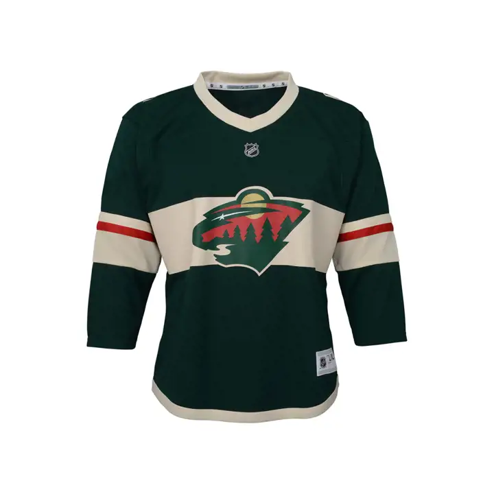 Maillot Réplique Jeune WILD LNH Vierge Vert/Crème