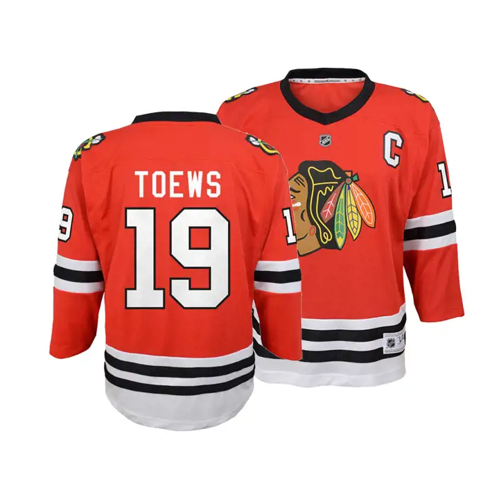 BLACKHAWKS NHL Maillot Réplique Jeunesse Joueur Jonathan Toews R