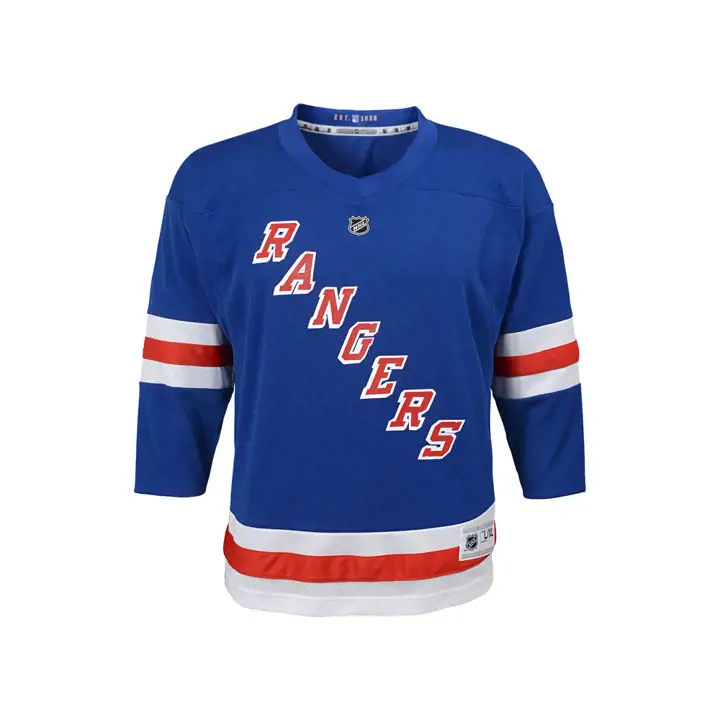Maillot Réplique vierge pour enfants des Rangers de New York de la LNH   RBL