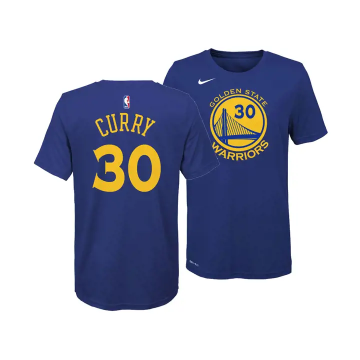 T-shirt Enfant NBA Golden State Warriors Icône N&N Steph Curry