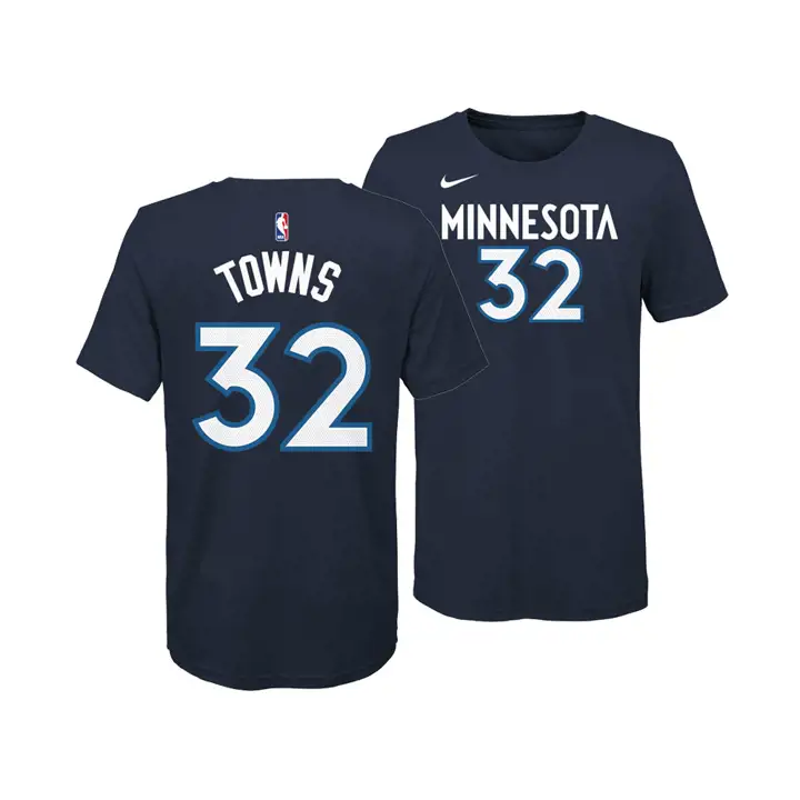 T-shirt Noms et Numéros Icône Jeunesse NBA des Minnesota Timberwolves Karl-Antho