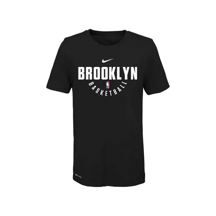 T-shirt d'entraînement Elite NBA Brooklyn Nets pour jeune 17 NOIR