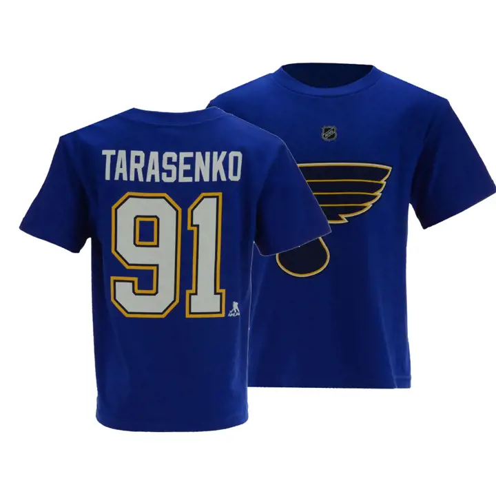 T-shirt de joueur pour tout-petit des Blues de St. Louis (LNH) Vladimir Tarasenko