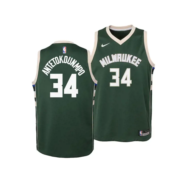 Maillot Milwaukee Bucks NBA Jeunesse Icon Swingman Giannis Antet
