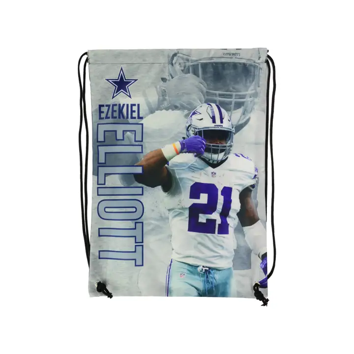 Sac à cordon imprimé joueur COWBOYS Ezekiel Elliott arg/