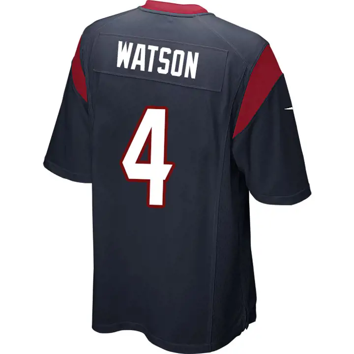 Maillot NFL Texans DeShaun Watson marine