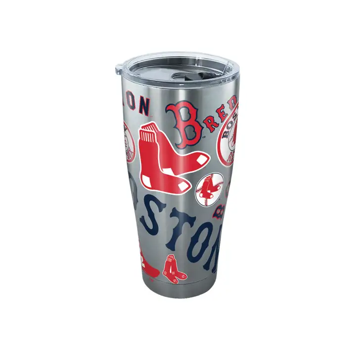Boston Red Sox – Gobelet isotherme en acier inoxydable 30 oz MLB All Over – NAVY/rouge/s