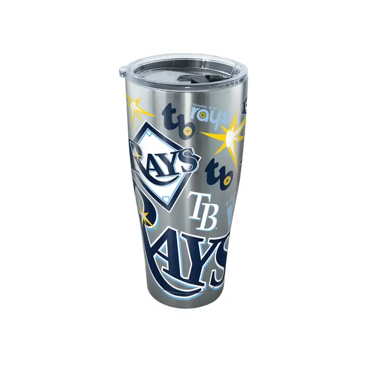 Gobelet isotherme en acier inoxydable Tampa Bay Rays 30 oz MLB – BLEU/argent