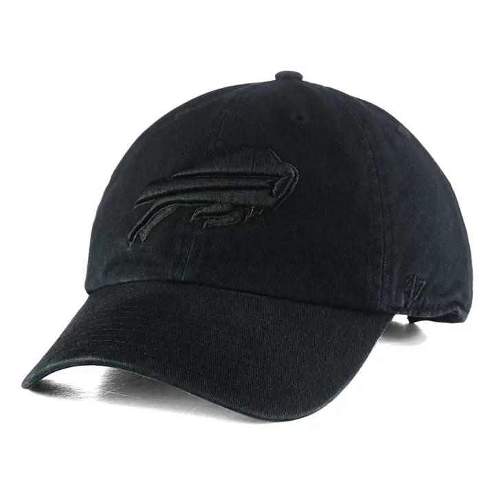 Casquette BILLS NFL Black Clean Up noire