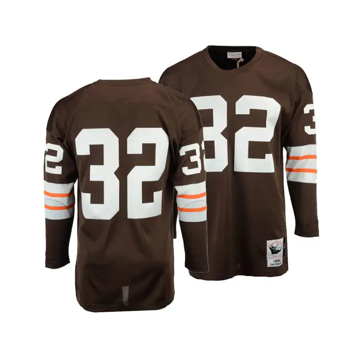 BROWNS NFL M&N Maillot authentique Jim Brown brn